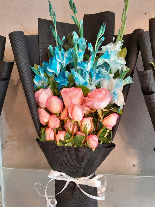 The Azure Blush Elegance